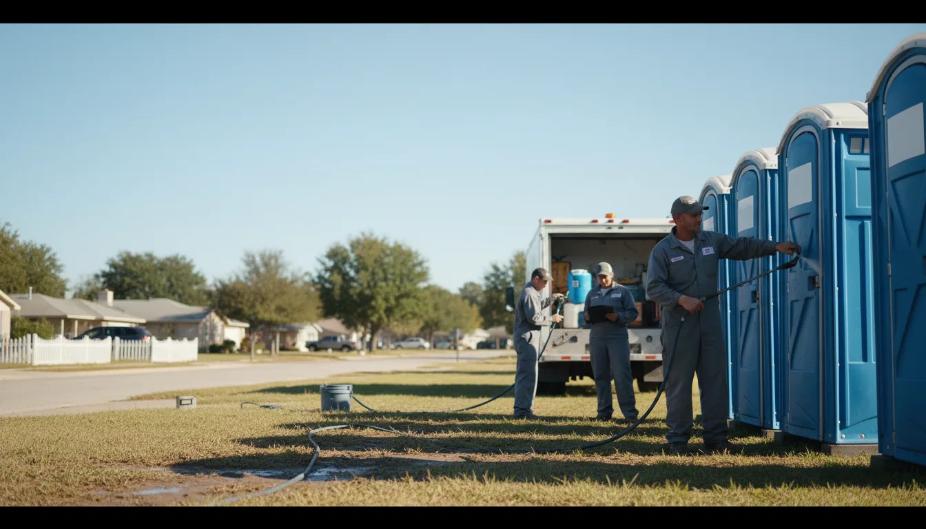Long-Term Portable Toilet Rental in Romance, AR near me